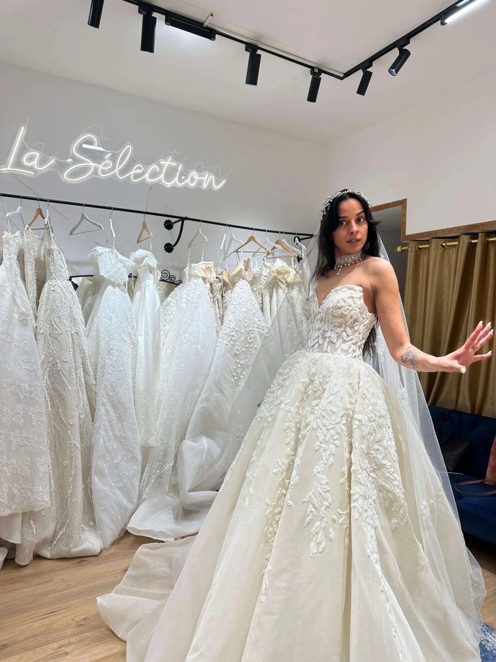 Robe de Mariée bustier coeur