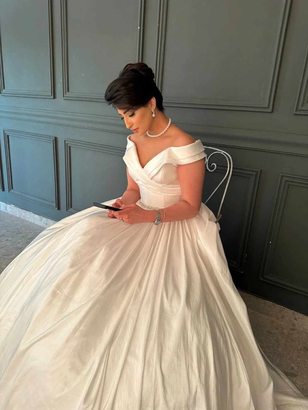 Robe princesse soie - photo 2